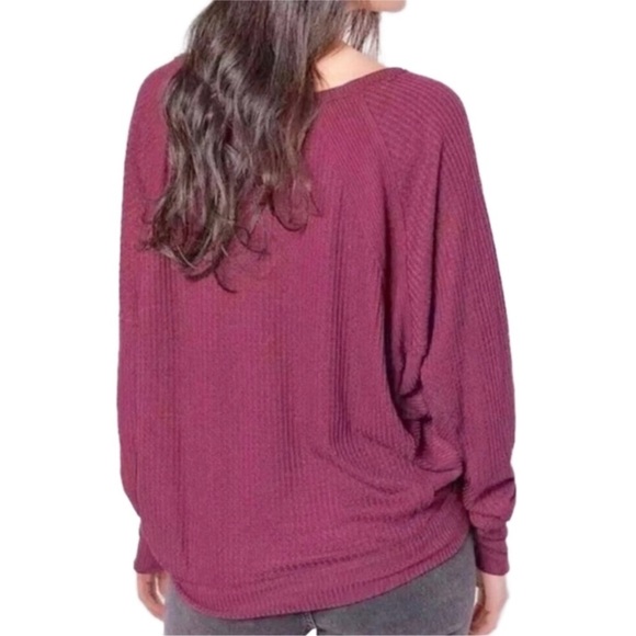 Free People Santa Clara Thermal in Mulberry - Size XS - Picture 3 of 4